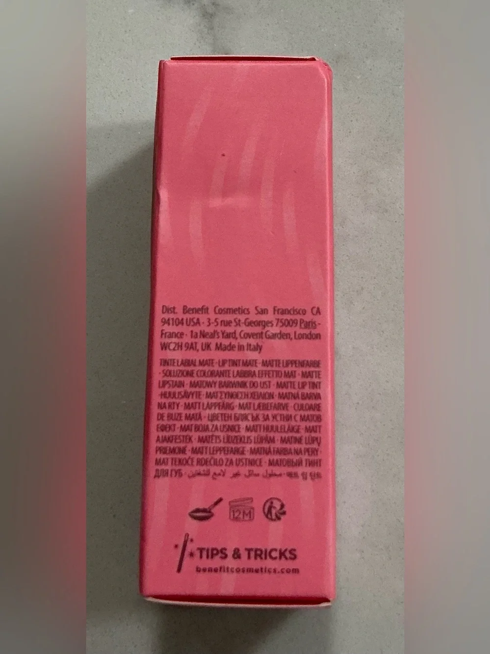 Benefit Cosmetics Plushtint Moisturizing Matte Lip Tint #02 Cream Puff 0.2 fl oz